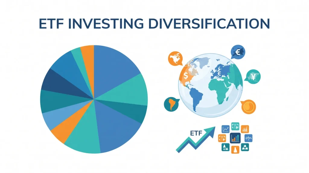 Diversification d'un portefeuille ETF monde